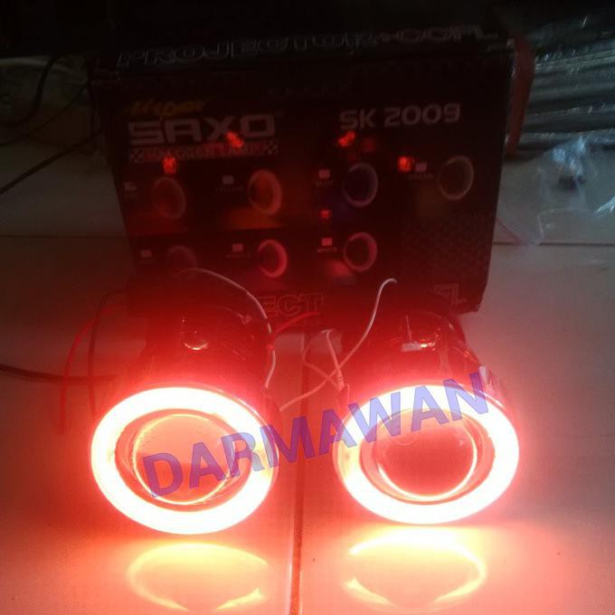 Menakjubkan Foglamp Projector Angel Eyes Saxo Berkualitas