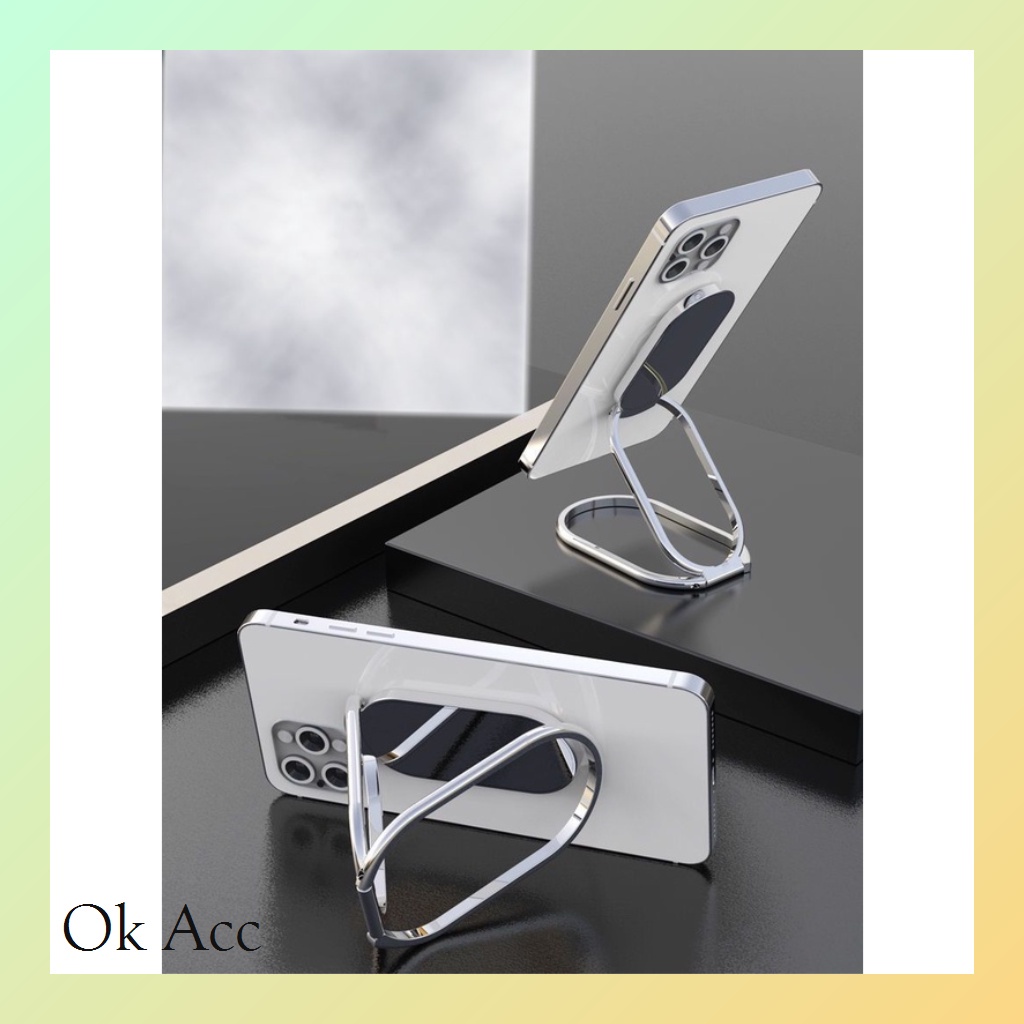 Stand Handphone dudukan nonton Holder HP bentuk cicin Ring