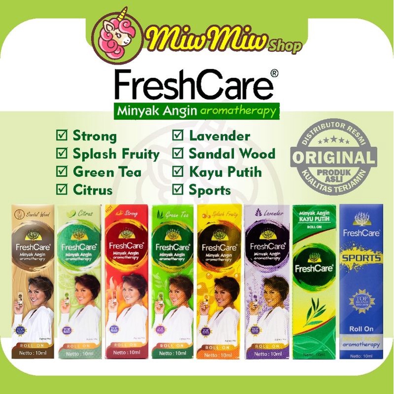 Fresh Care Roll On 10 ml (FreshCare Minyak Angin Aromatherapy)