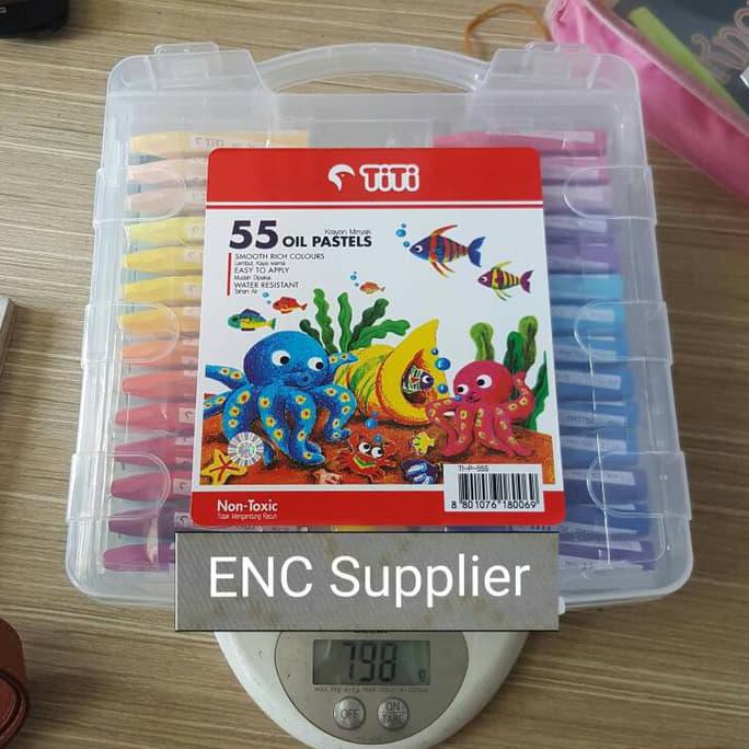 

PROMO titi crayon 55 warna oil pastel