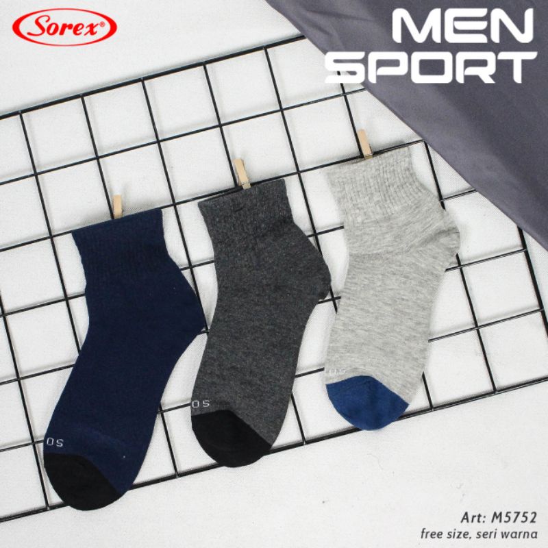 Sorex Men sport Socks M 5751/ M 5752/M 5753 kaos kaki laki laki