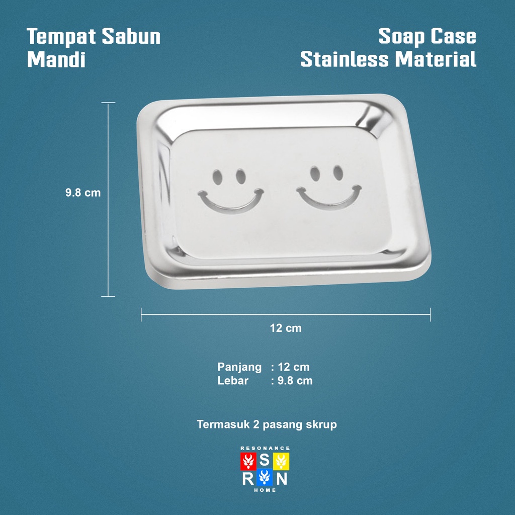 Rak Sabun Mandi Stainless / Stainless Soap Case / Resonance Home