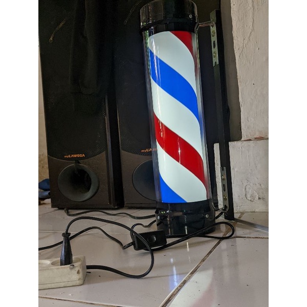 barberpole lampu barbershop lampu barberpole barber home lampu potong rambut lampu hiass