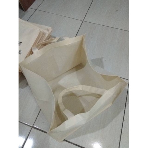 Tas Spunbond 75gsm DUS BAG / BOK Nasi Uk40X26X25cm TAS SPUNBOND SUPER TEBAL / TAS SEMBAKO 8-10 KG/TAS HAJATAN MURAH