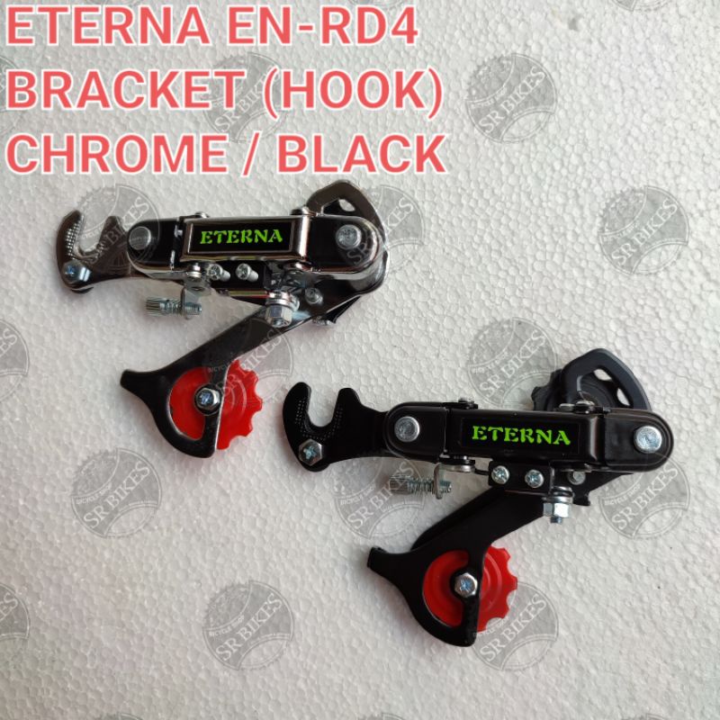 RD Rear Derailleur 6 7 Speed. Bracket (Model As). HITAM &amp; CHROME. ETERNA