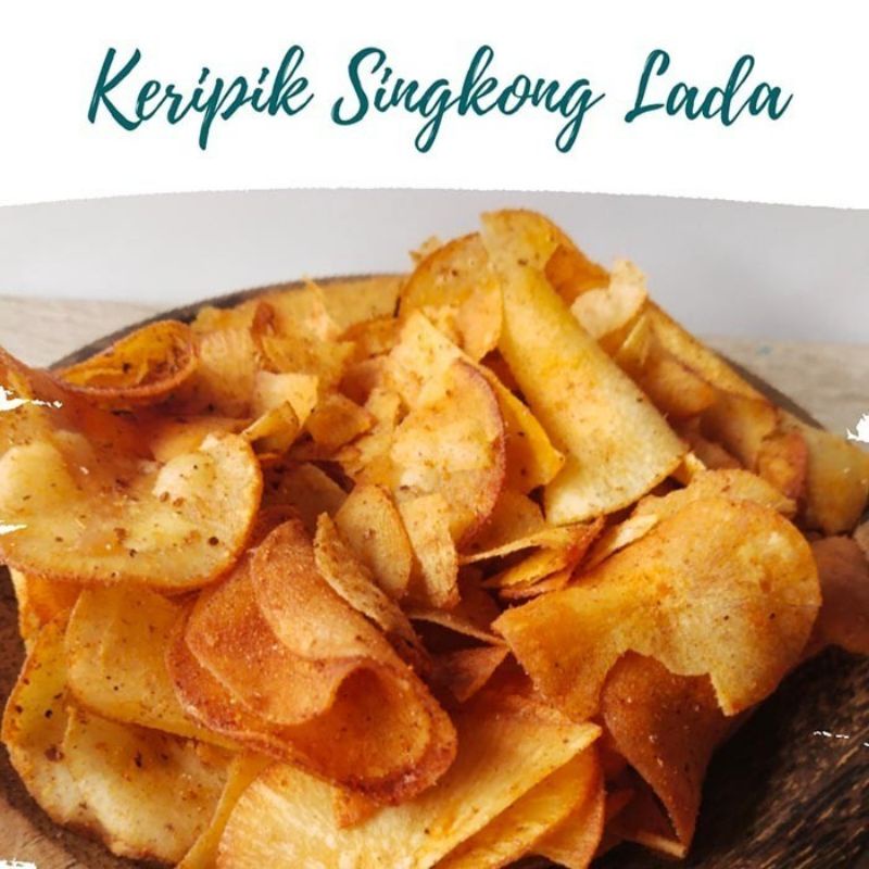 

SINGKONG LADA 1/2KG(500GRAM)/KERIPIK PEDAS ASIN/SINGKONG KILOAN