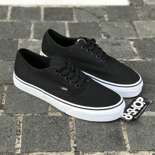 vans authentic black dope