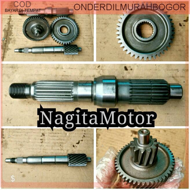 gigi gardan rasio transmisi Mio M3125 - Mio Z - Fino125 - Soul GT125 gearbox girbox gear transmissi