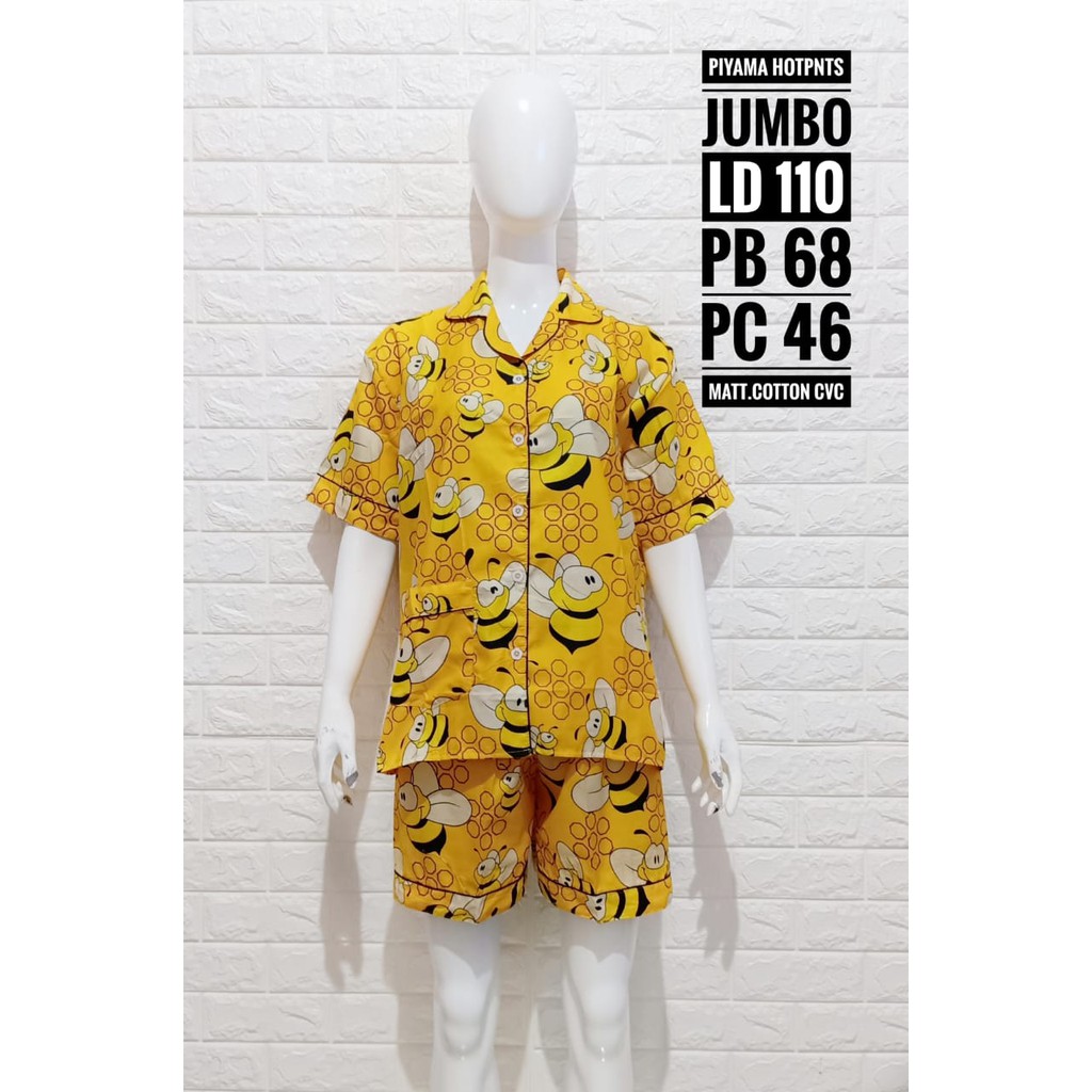 TERMURAH  PIYAMA HOTPANS KATUN HALUS TIDAK LUNTUR MURAH |ATHAYA.KONVEKSI