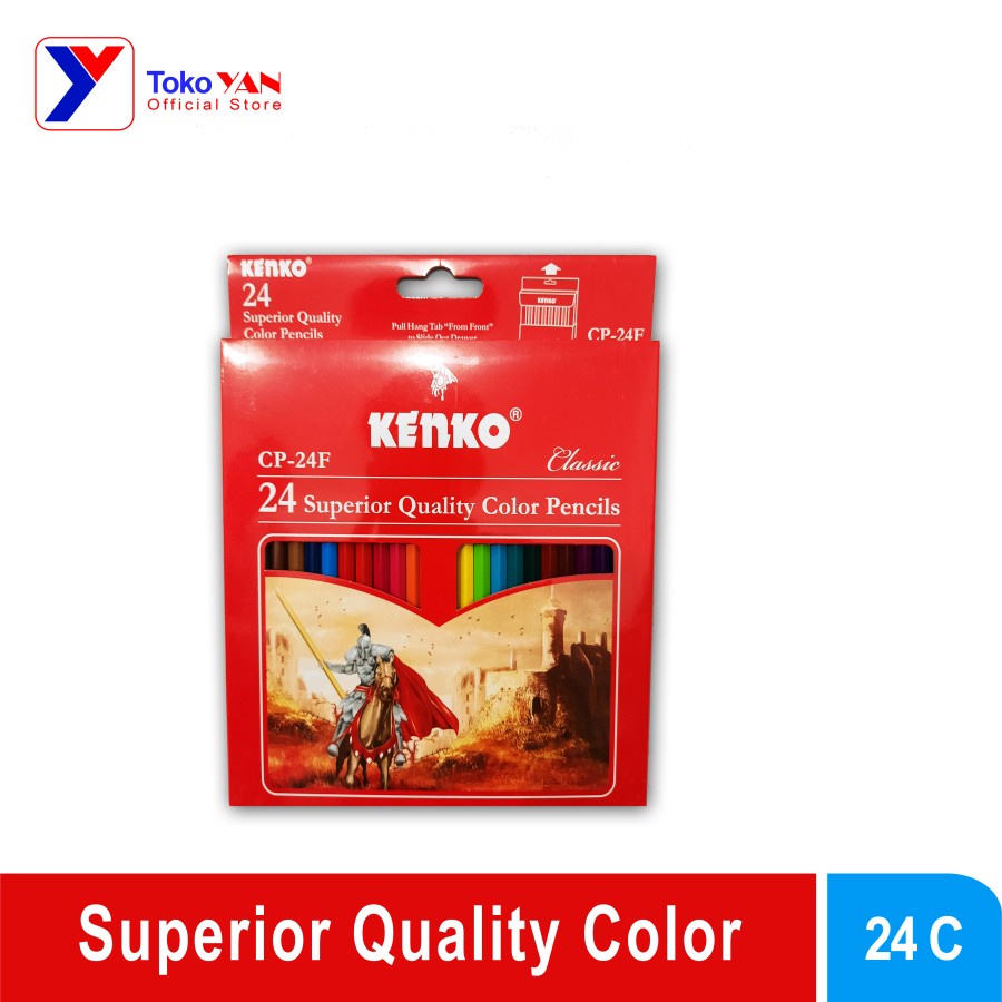 

Pensil Warna Kenko 24 Warna Kode CP-24F - Superior Quality Color