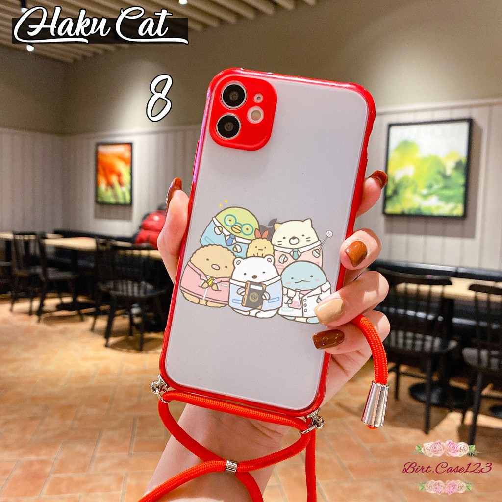 Softcase Slingcase Lanyard Choice HAKU CAT Oppo A37 A39 A57 A71 A9 A5 2020 A52 A92 A53 BC3126