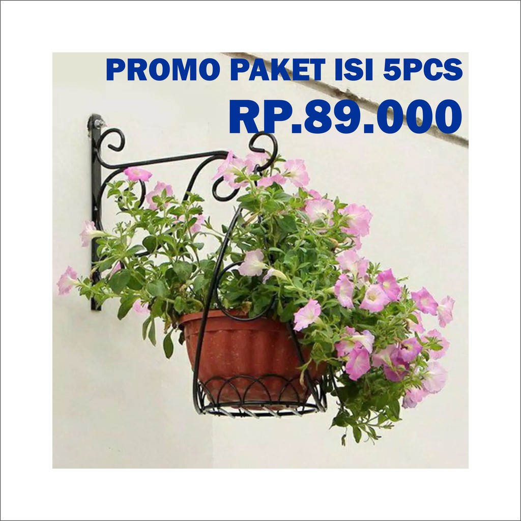 Holder Pot Gantung - Rak Pot Dinding - Pot Gantung