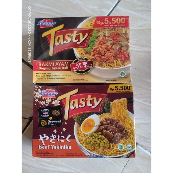 Jual Sedaap Tasty Mie Instan Ayam Geprek Sambal Matah Bakmi Ayam Daging