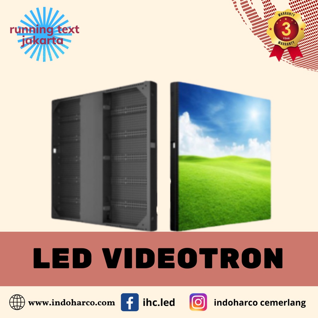 LED Videotron P5 1x3 (Magnetik)