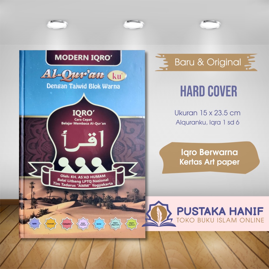 Jual Buku Iqro Iqra Anak Modern Iqro Tajwid Blok Berwarna Besar Hard ...