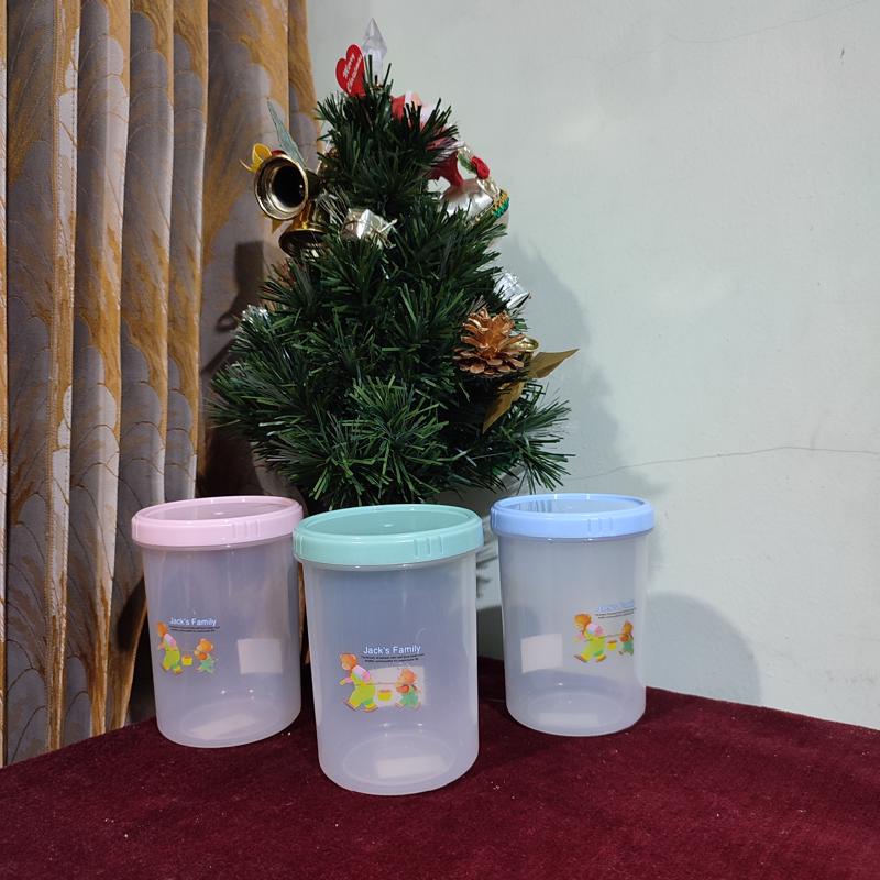 Toples Wadah Penyimpanan Makanan Food Storage Container 800 600 520 ml Kopi Gula Krimer Bubuk Coklat Teh