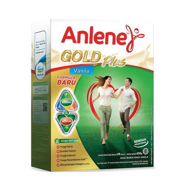 

Termura Anlene Gold Plus Vanilla - Susu Bubuk 650 gr I34A07 thanyu