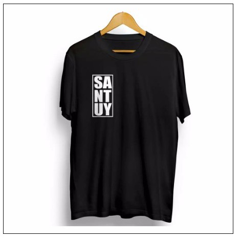 PROMO Baju Kaos Pria KATA KATA / SANTUY / M L XL 2XL 3XL 4XL 5XL UKURAN JUMBO PREMIUM DISTRO BigSize