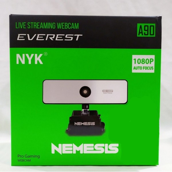 Webcam NYK Nemesis A90 A-90 Everest Auto Focus - HD 1080p - 30 Fps