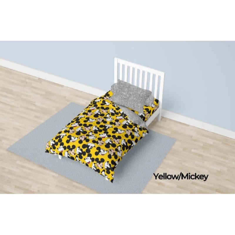 Sprei California 120x200 Single Yellow/Mickey