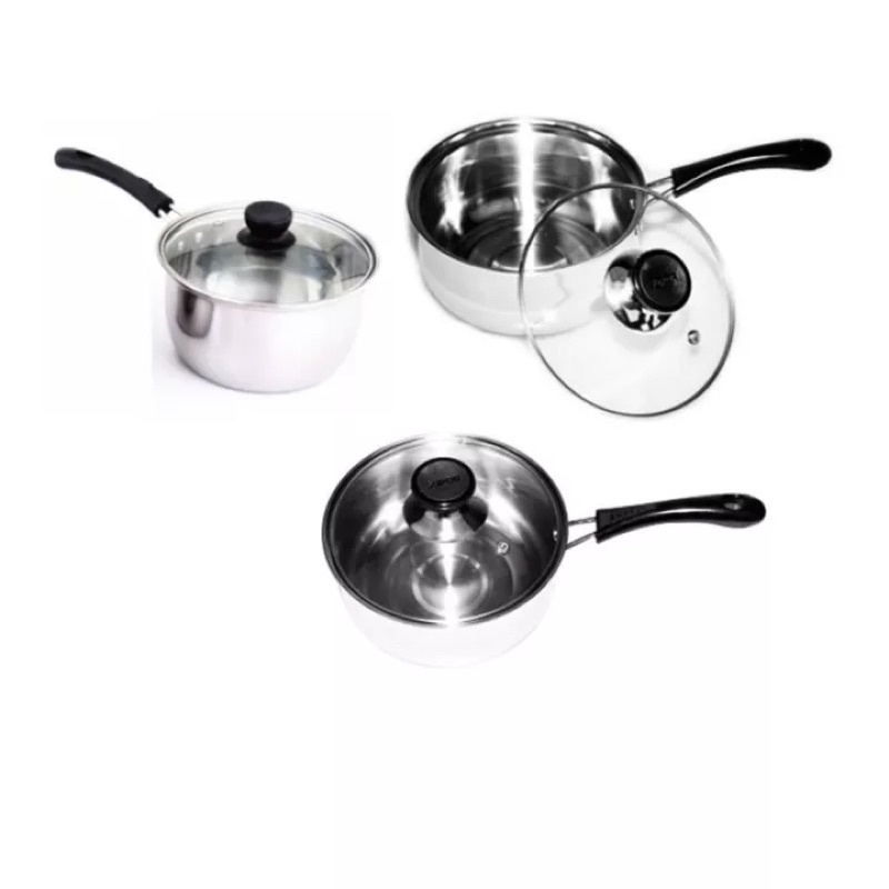 [ BISA COD ] Panci Susu Milk Pot Pan Milkpot Milkpan Stainless Steel 3 IN 1