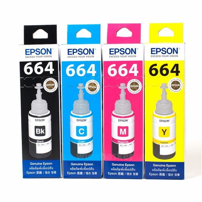 Tinta Epson 664 Original t/Tinta Printer Epson 664 Black