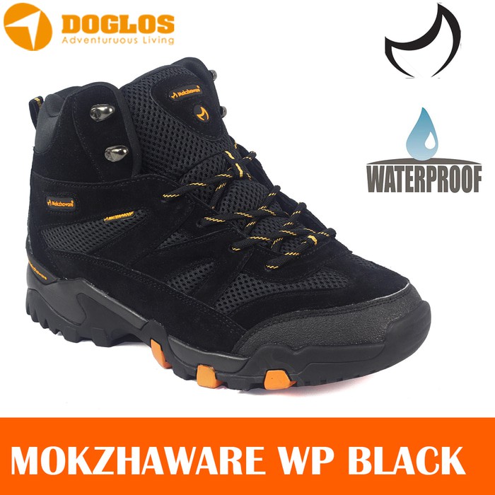 MOKZHAWARE BLUESKY BLACK WATERPROOF WP SEPATU GUNUNG ORIGINAL HIKING