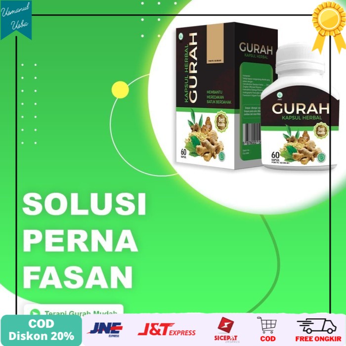 

◾COD◾ Jamu Kapsul Obat Terapi Herbal Gurah Hidung Atasi Lancarkan Pernafasan - 1 pcs