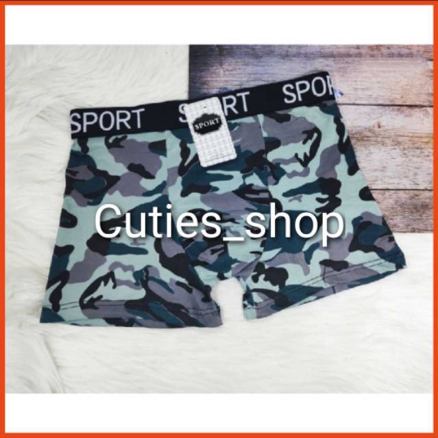 SPORT BOXER - motif army - freesize - import