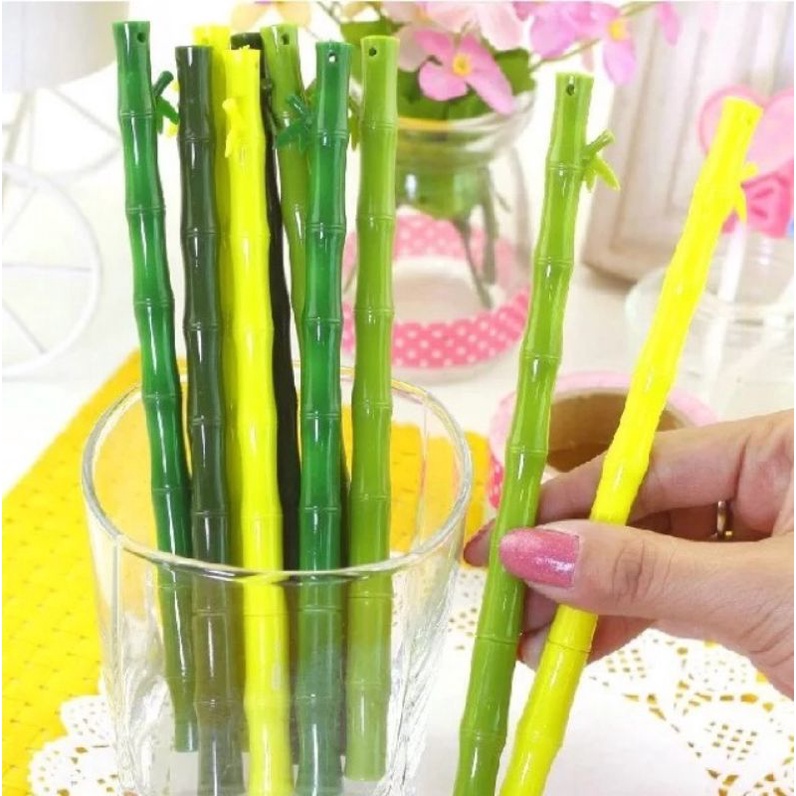 

PENA MOTIF BAMBU | PENA GEL HITAM - WARNA RANDOM