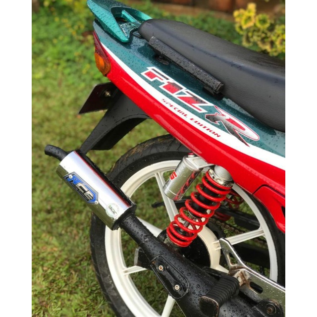 Knalpot standar racing Fizr/force1 perut hitam ace exhaust