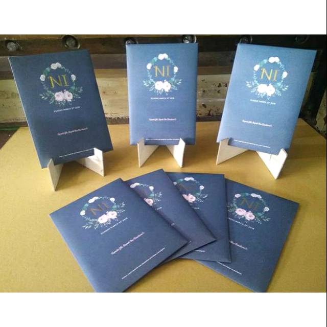 Undangan pernikahan (harga untuk 500 pcs)