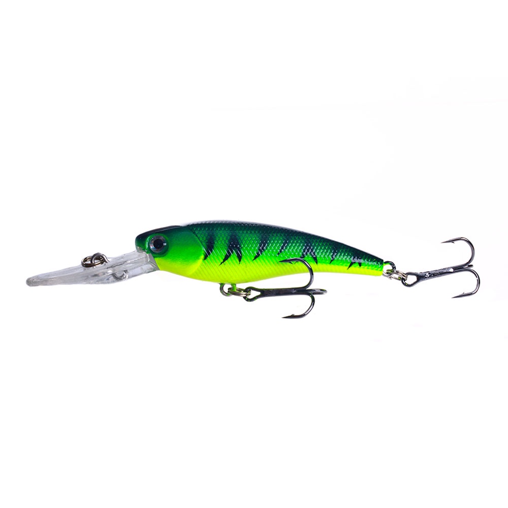 HENGJIA 1PCS 9.5CM 8G Floating Umpan Pancing Fishing Lure Minnow Swimbait Bass Bait Wobbler Ikan Tackle