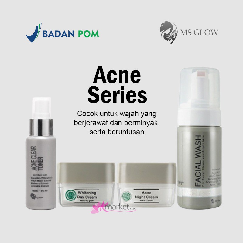 [BPOM] MS GLOW Paket Wajah