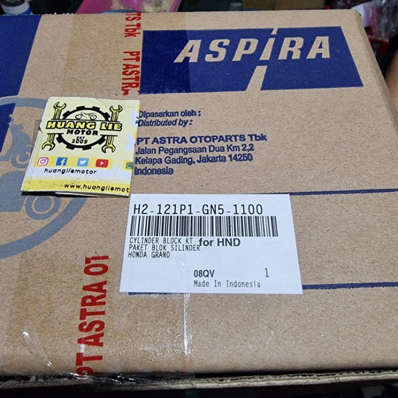 blok komplit honda grand/ supra aspira