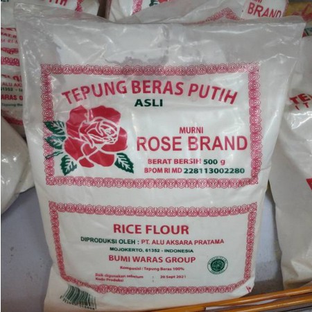 

Tepung beras rose brand 500gr