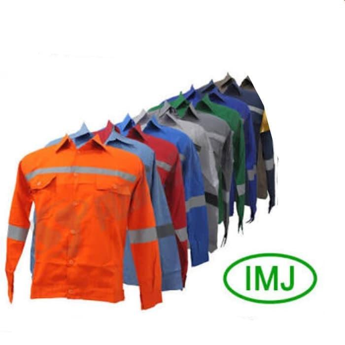Wear | Baju Seragam Kerja Safety Lengan Panjang Size Xxxl / Baju Atasan Imj