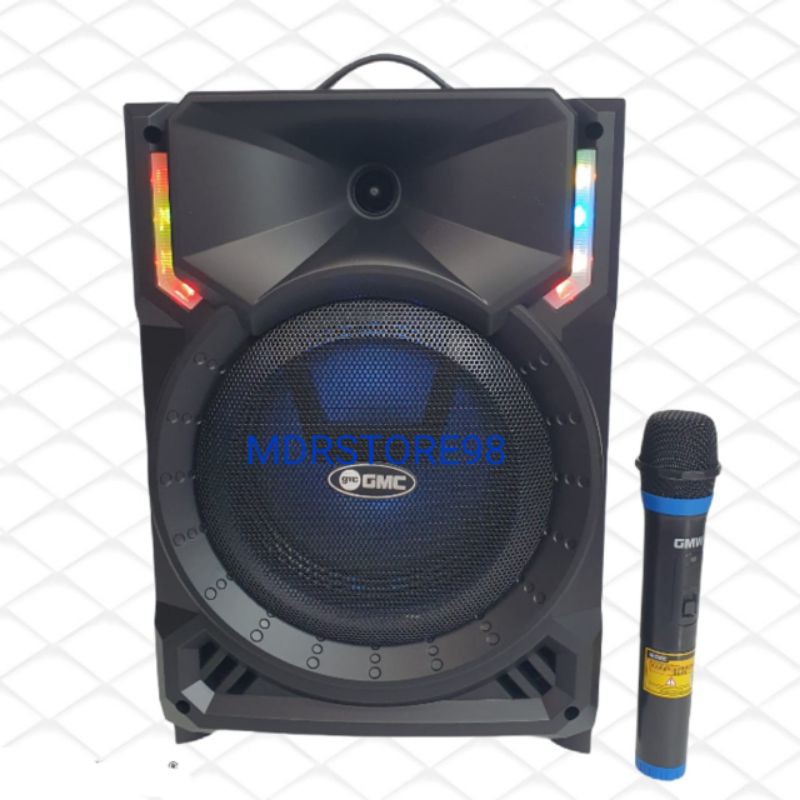 Jual Speaker Portable Gmc 897h 8 Inch Bluetooth Karaoke Extra Power