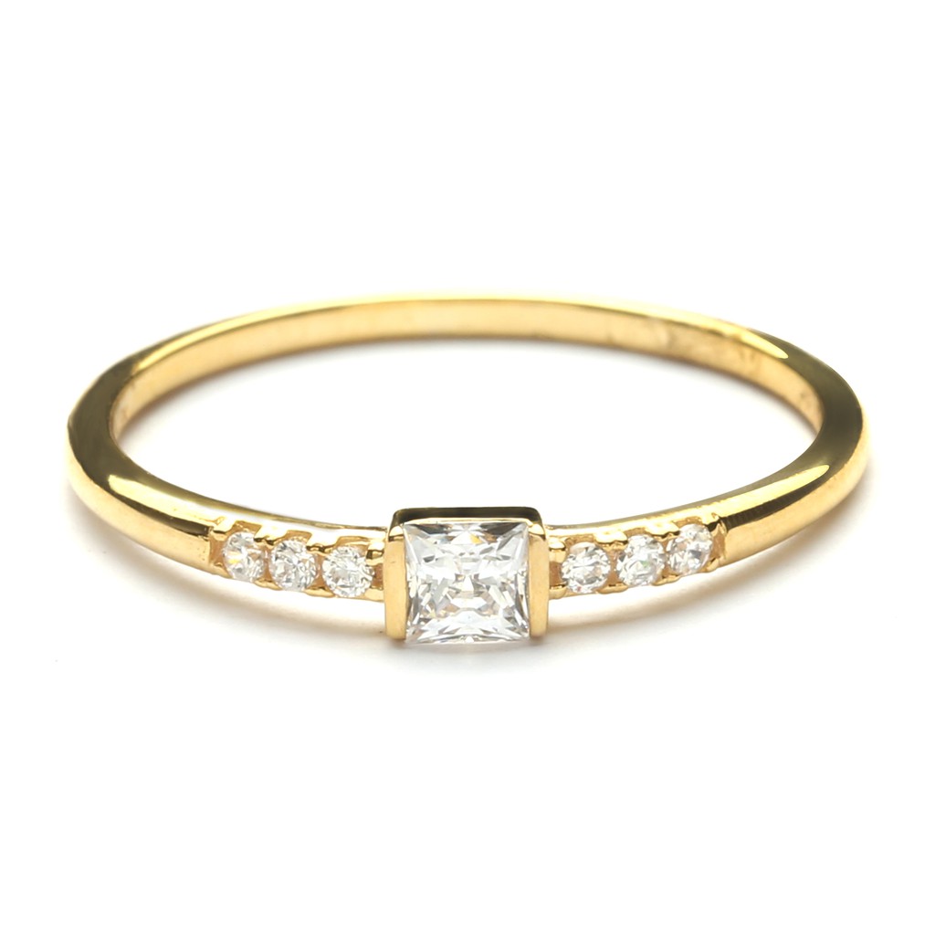 Grosir (SSC) AurumLab Cincin Emas 9K Zemira Premium Termurah