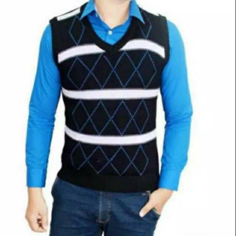 Rompi rajut pria Import tebal