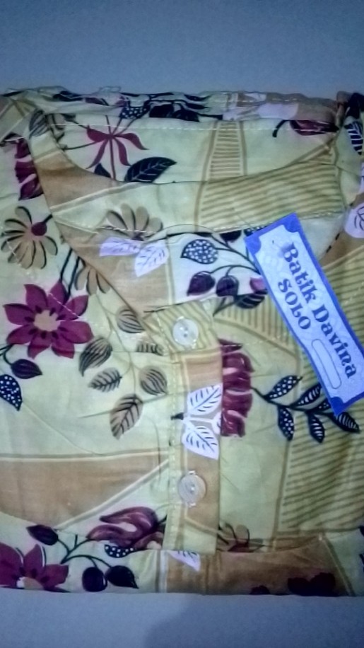 Daster Payung Busui Motif Bunga Rumput Daster Batik Bahan Rayon Solo Adem Nyaman Dipakai