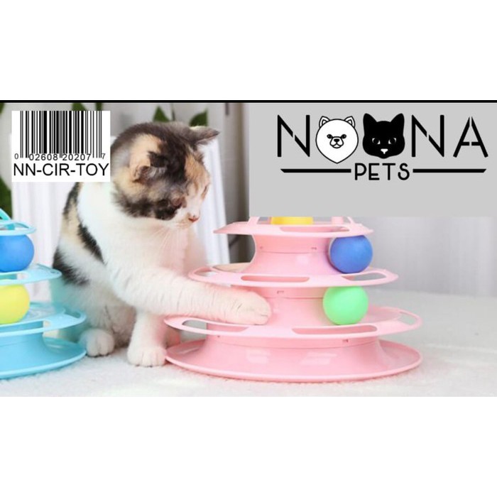 Circular Turntable Cat Toy Mainan Kucing