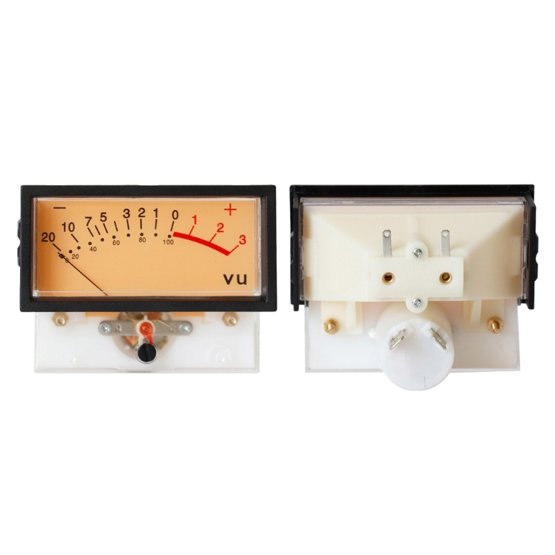 Zzz VU-Ammeter DB-Gauge Flat Discharge Portable Dengan Power Meter
