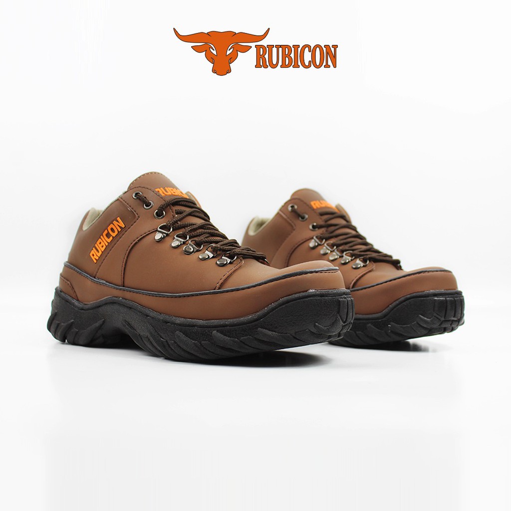 BIG PROMO | SEPATU SAFETY PRIA UJUNG BESI PRIA RUBICON SAFETY SHOES POWER GAGAH KERJA INDUSTRI TRACKING TOURING