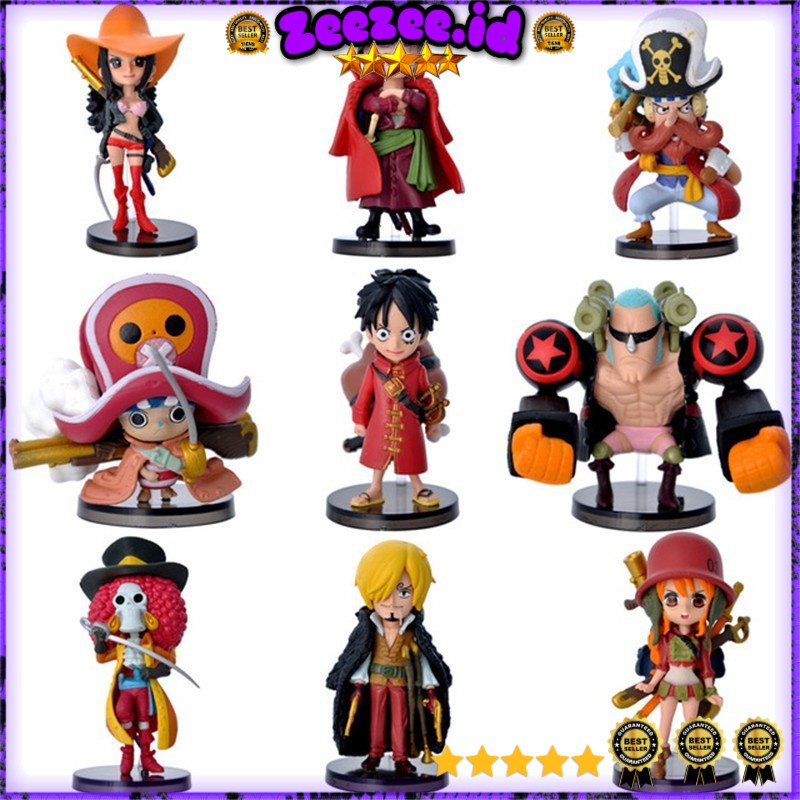 Action Figure miniatur One Piece 9 PCS - Model 67