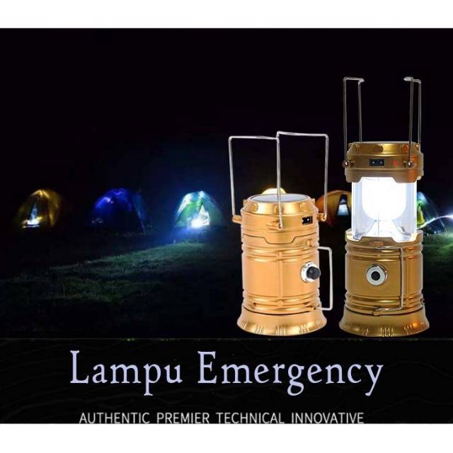 LAMPU LENTERA SENTER TARIK SALAR/LAMPU CAMPING LED RECHARGERBLE LAMP/LAMPU EMERGENCY DARURAT LIGHT