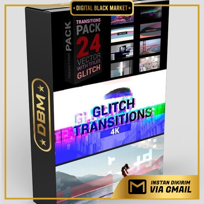 Glitch Transitions Pack 4k - DaVinci Resolve | Premiere Pro | Final Cut Pro X