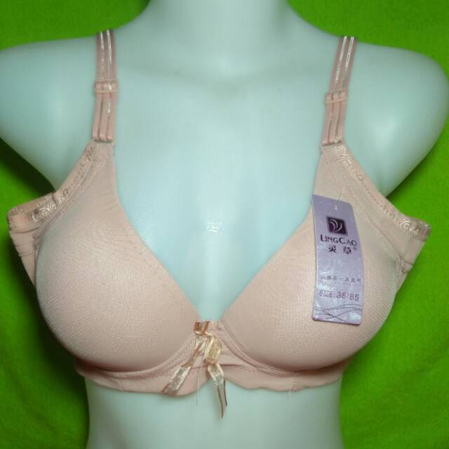 Bh lingcao / Bra Ling Cao B29 edisi Kelelawar 3 Pengait / size 32 / 34 / 36 / 38  busa