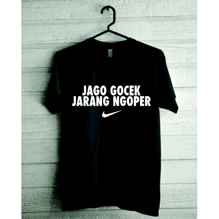 Kaos Tshirt Baju Combed 30S JAgo Gocek Jarang Ngoper