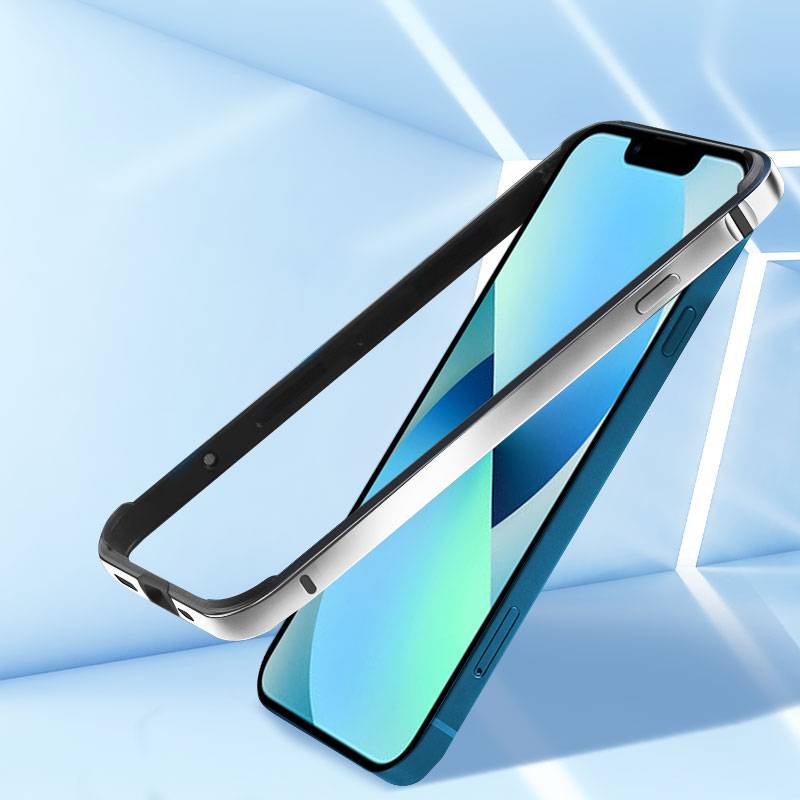 Bumper Case For iPhone 13 Pro Max 13Pro Silicone Metal Frame Luxury Phone Accessories